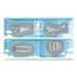 MIDORI E-Clip Etching Clip Aerial Vehicle Plane Balloon Dirigible Paper Clips