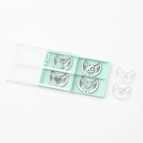 MIDORI E-Clip Etching Clip Necklace Jewelry Paper Clips