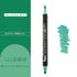Kuretake ZIG Clean Color Dot METALLIC Twin Series Double-Sided Marker - One Marker or 6 Piece Set | Tc-8100