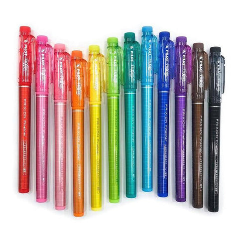 BLACK Pilot FriXion Fine LINER Pen 0.45 mm Fine Point Erasable Pen | Single Pen or Set