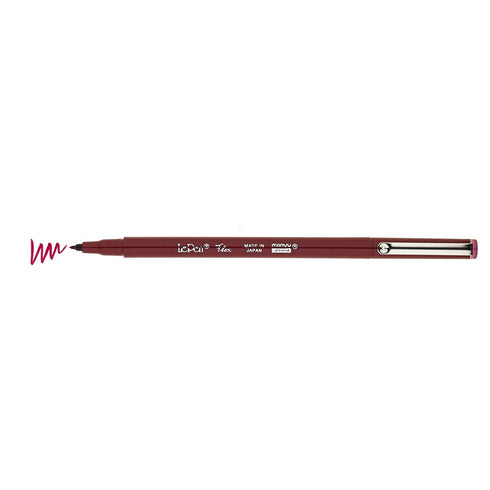 Marvy Le Pen FLEX Brush Pen Flexible JEWEL Pen MAGENTA 4800-6B | Single Pen or Complete Set
