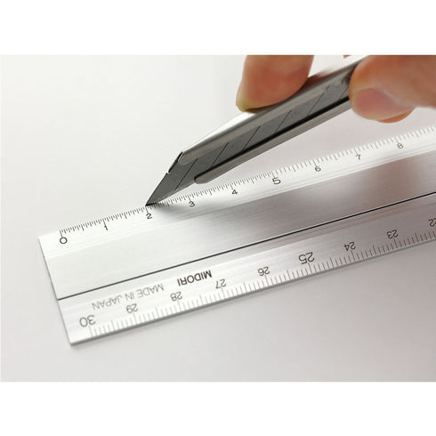 Midori Aluminum FOLDING Multi Ruler with Angle Measurements 30cm | SILVER