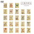 Premium Die-Cut Stickers Stamp Ephemera Floral Stamps Animal Stamps