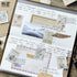 Premium Die-Cut Stickers Stamp Ephemera Floral Stamps Animal Stamps