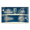 MIDORI E-Clip Etching Clip Planet Outer Space Astronaut Paper Clips