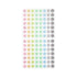 Midori Seal Collection Planner Stickers Removable Mood Stickers Mood Tracker Stickers | 2388 Smile Faces
