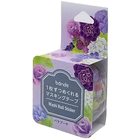ROSE BOUQUET | Bande Washi Tape Masking Tape Sticker Roll Roses BDA270 200 Stickers