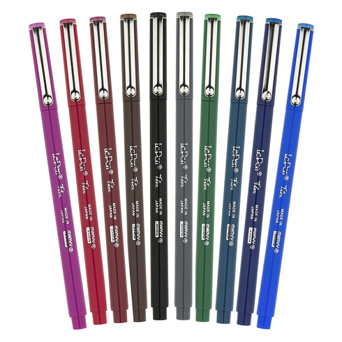 Marvy Le Pen FLEX Brush Pen Flexible Brush Pen RED 4800-10A | Single Pen or Complete Set