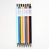 MARK'S STYLE Colors ORANGE Vibrant Wooden Shaft Retractable Gel Ink Pen | 0.5mm