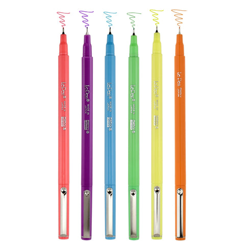 Marvy Le Pen NEON Set Fluorescent GREEN 0.3mm 4300-4F | Single Pen or Complete Set