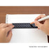 MIDORI BLACK Clear Polycarbonate FOLDING Multi Ruler | 30cm