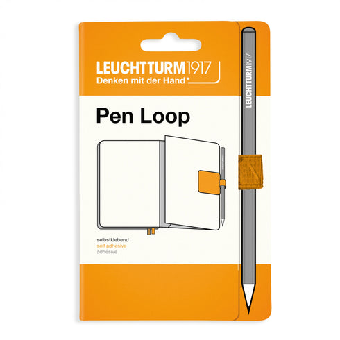 Leuchtturm 1917 Rising Colors STONE BLUE Fabric Pen Loop | Self-Adhesive