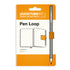 Leuchtturm 1917 Rising Colors STONE BLUE Fabric Pen Loop | Self-Adhesive