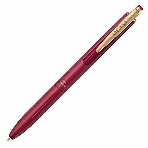 Zebra Sarasa GRAND CASSIS BLACK Metal Body Vintage 0.5mm Push Clip Gel Pen | 2020 Upgrade