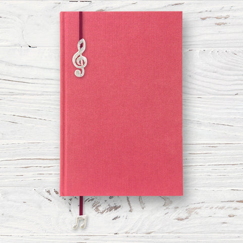 MIDORI MUSICAL NOTE Music Musical Embroidered Bookmark Sticker - Limited Edition