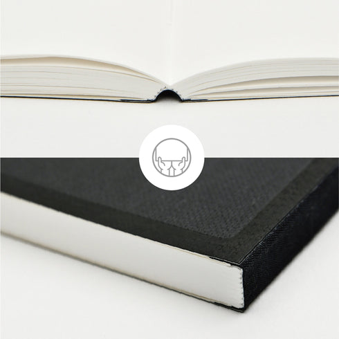 Papermood A6 DAY & NIGHT 52gsm Tomoe River 3.5mm or BLANK Grid Paper Grid Undated Softcover Notebook Planner Journal | 256 Pages