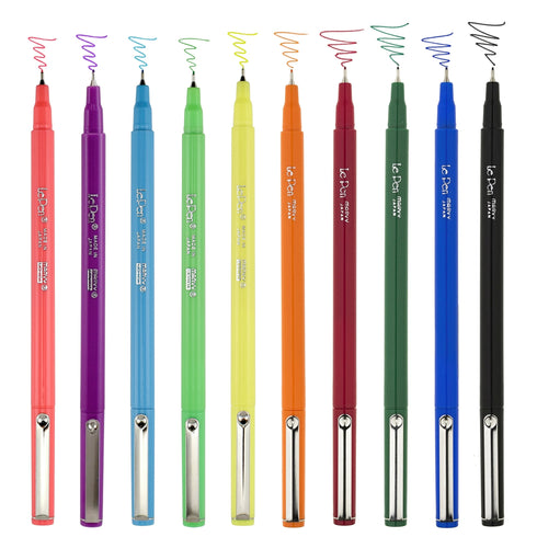 Marvy Le Pen NEON Set GREEN 0.3mm 4300-10F | Single Pen or Complete Set