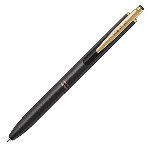 Zebra Sarasa GRAND SEPIA BLACK Metal Body Vintage 0.5mm Push Clip Gel Pen | 2020 Upgrade
