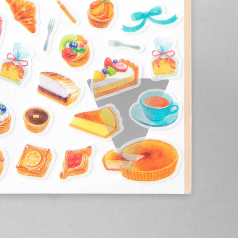 Midori Sticker Marché Washi Tape Stickers Tarts Sweets Desserts | 2490