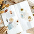 Premium Die-Cut Flower Blossom Flower Blooms Blossom Daisy Violet Sunflower Stickers