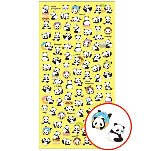 Mind Wave Seals PUTIPUTI PANDA Stickers Seals Bujo Tiny Stickers | 73930