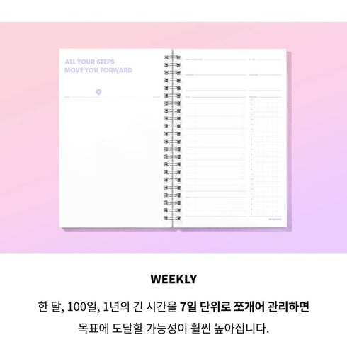 MoteMote DREAM CATCHER Ten Minute Planner | 100 Days - USA located!