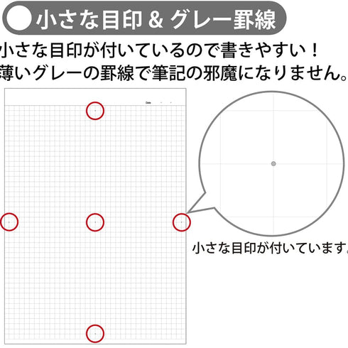 Kokuyo A5 Campus Notebook Black 5mm Grid | 80 Sheets 108S5-D