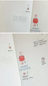 Suatelier Planner Stickers 1665 | Plain Shapes 61 Hollow Sakura Hollow Cherry Blossom Date Stickers