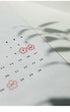 Suatelier Planner Stickers 1665 | Plain Shapes 61 Hollow Sakura Hollow Cherry Blossom Date Stickers