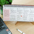 PAPERIAN Brilliant Weekly Desk Scheduler Planner Notebook Task List South Korea | 12 X 4.4 X 0.4