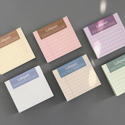 PAPERIAN LifePad Memo Pad Note Pad Memo Block Grid Ruled Lined Graph Manuscript | 3.25 X 2.91
