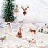 Premium Die-Cut Forest Mist Forest Animals Deer Wreath Mason Jar Stickers