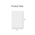 Translucent Transparent MINI PET PLAIN Vellum Sticky Notes | 1.57 X 1.57 Inches 200 sheets