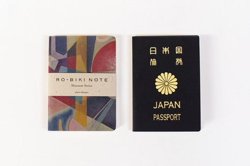 Yamamoto Ro-Biki Notebook Museum Series Flower 5mm Dot Grid 3.5" x 4.9" | 5mm Dot Grid