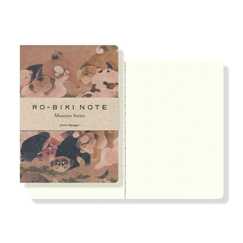 Yamamoto Ro-Biki Notebook Museum Series Hyakkenzu 5mm Dot Grid 3.5" x 4.9" | 5mm Dot Grid