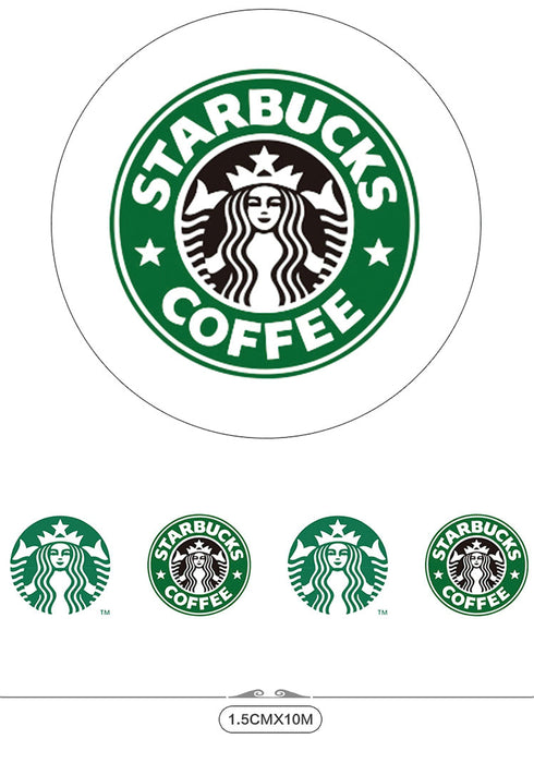 Logo Coffee Washi Tape Barista Washi Tape Cappuccino Washi Tape Frappuccino Washi