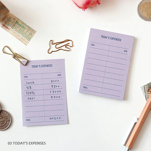PAPERIAN Make A Memo Notes Shopping List To Do List Expense Record & More | 1.96 X 2.91