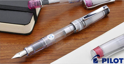 Pilot Prera BLACK Clear Demonstrator Fine Nib Fountain Pen | FPRN-350R-TB