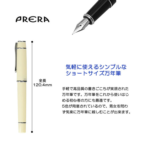 Pilot Prera Solid Royal Blue Fine Nib Fountain Pen | FPR-3SR-RB