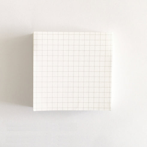 Kraft Paper Grid Sticky Notes White Grid Sticky Notes 50 sheets | 2.95 X 2.95