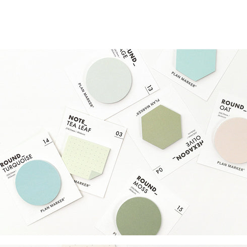 PAPERIAN Single Plan Marker HEART Note Sticky Note Small Sticky Note South Korea | 39 x 34mm