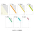 Midori MD A4 7 Pocket BEIGE Stripe Clear Folder