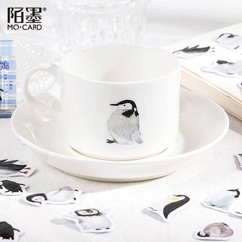Premium Die-Cut Penguin Arctic Snow Winter Stickers