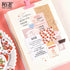 Premium Die-Cut Strawberry Chocolate Strawberries Cocoa Stickers