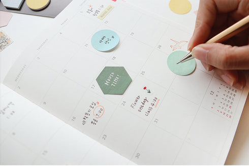 PAPERIAN Plan Marker MIXED Shapes Note Sticky Note Small Sticky Note South Korea | 31 x 37mm