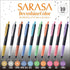 Zebra Sarasa DECOSHINE Deco Shine Metallic Shiny ORANGE 0.5mm Push Clip Gel Pen | ALL Colors