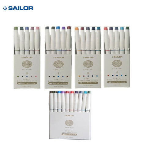 Sailor SHIKIORI Four Seasons SPRING Dual Tip Calligraphy Brush Pen Fine Tip Pen | 25-5101-001
