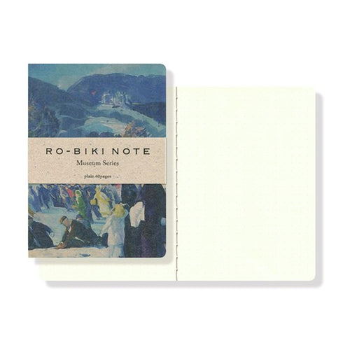 Yamamoto Ro-Biki Notebook Museum Series WINTER 5mm Dot Grid 3.5" x 4.9" | 5mm Dot Grid