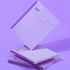 MOTEMOTE Violet SPRING Book Notebook Cornell Ruled 5mm Grid 100 Pages | 258mm x 158mm- USA Located!