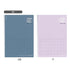 Kokuyo A5 Campus DARK Blue TWO WEEKS Undated Study Planner Notebook | 26 Sheets Eco-Friendly Wood-Free Paper Y82LT